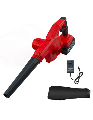 Aspirateur souffleur à batterie 18V sans fil avec sac 45L et chargeur