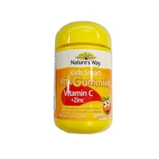 Nature'S Way Kids Smart Vita Gummies Vitamin C + Zinc 60pcs Made in Australia