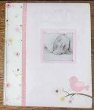 New Lil Peach My Baby Memory Record Book Keepsake Flowers Birds Girls 1st Years