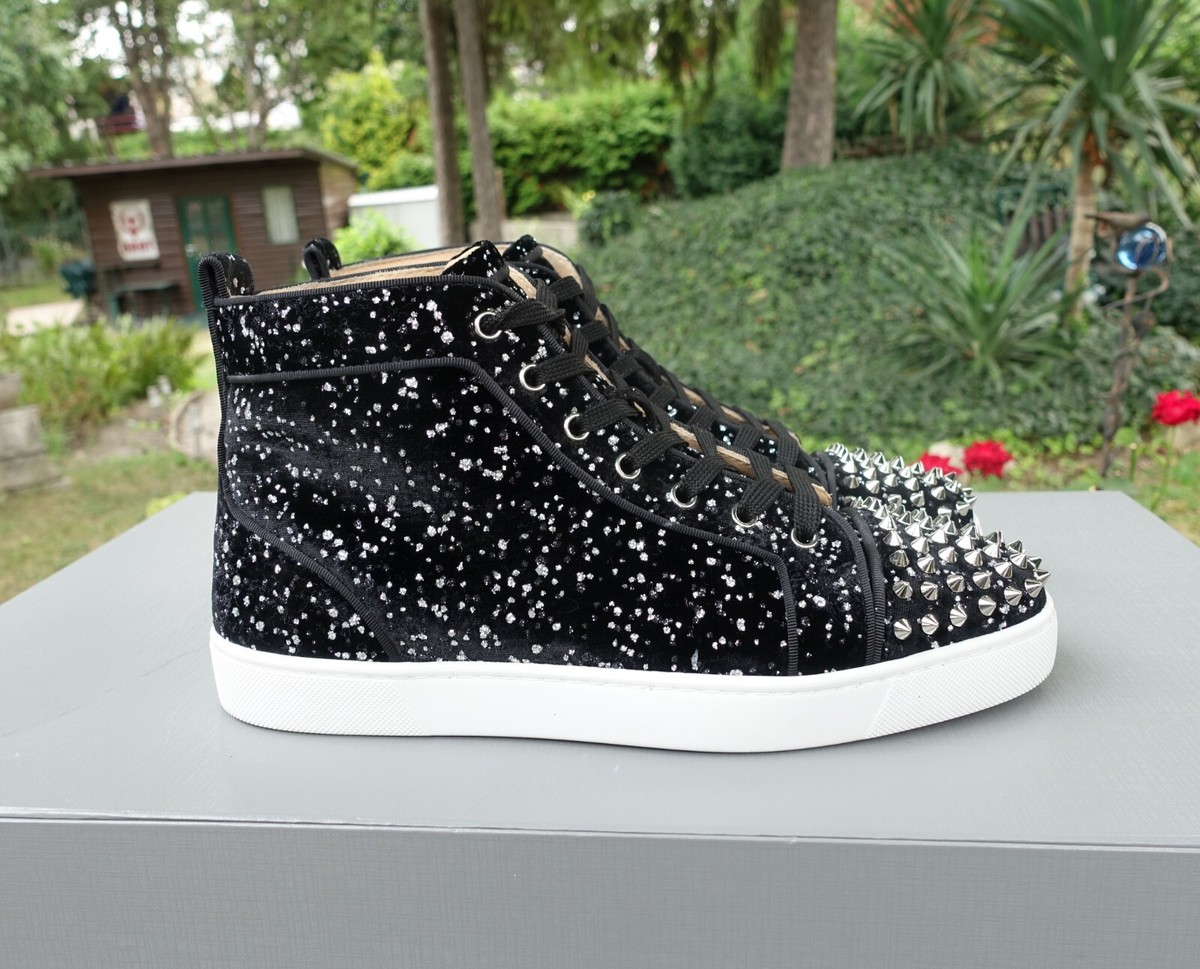 CHRISTIAN LOUBOUTIN SHOES 41 1/2 shoe sneaker sneakers high top 