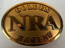 NRA National Rifle Association Golden Eagles - Buckle