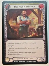 Flesh And Blood Welcome to Rathe Stonewall Confidence (Yellow) WTR073 Unlimited