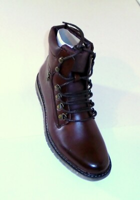 Mens Harrison Myles brown Lace Up Boots Size 11 New with Box