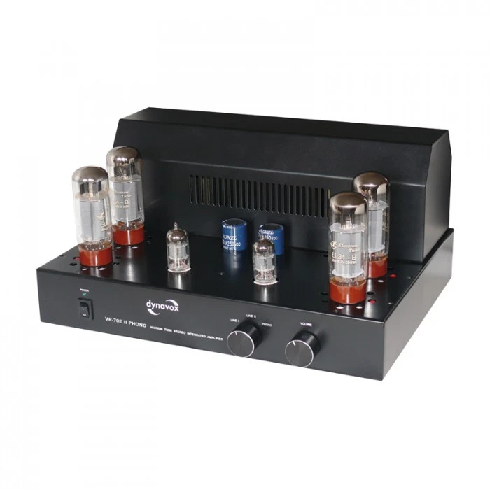 DYNAVOX RÖHRENVOLLVERSTÄRKER  VR-70 E II  PHONO  SCHWARZ VR-70E II VR70 - Bild 3 von 4