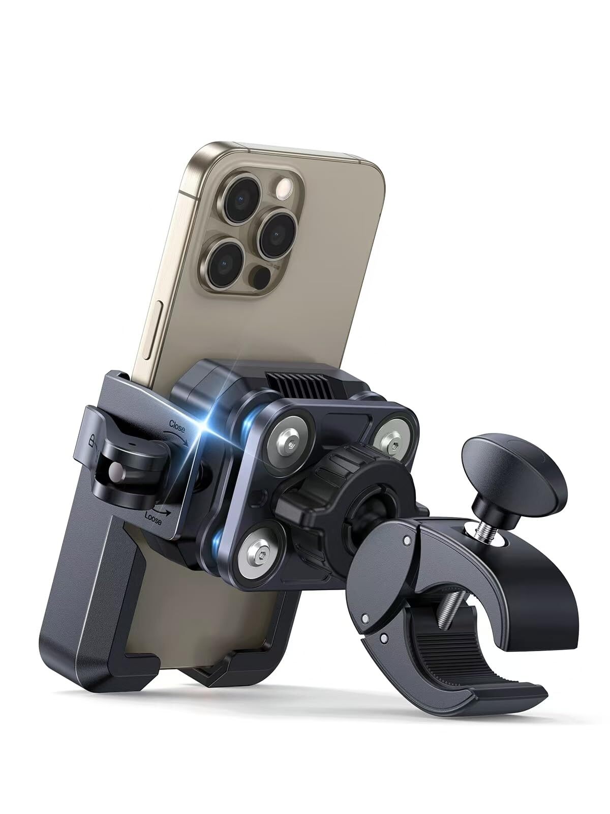 Bike Phone Holder Mount [Military Anti Vibration] 2024 Universal Motorcycle P...