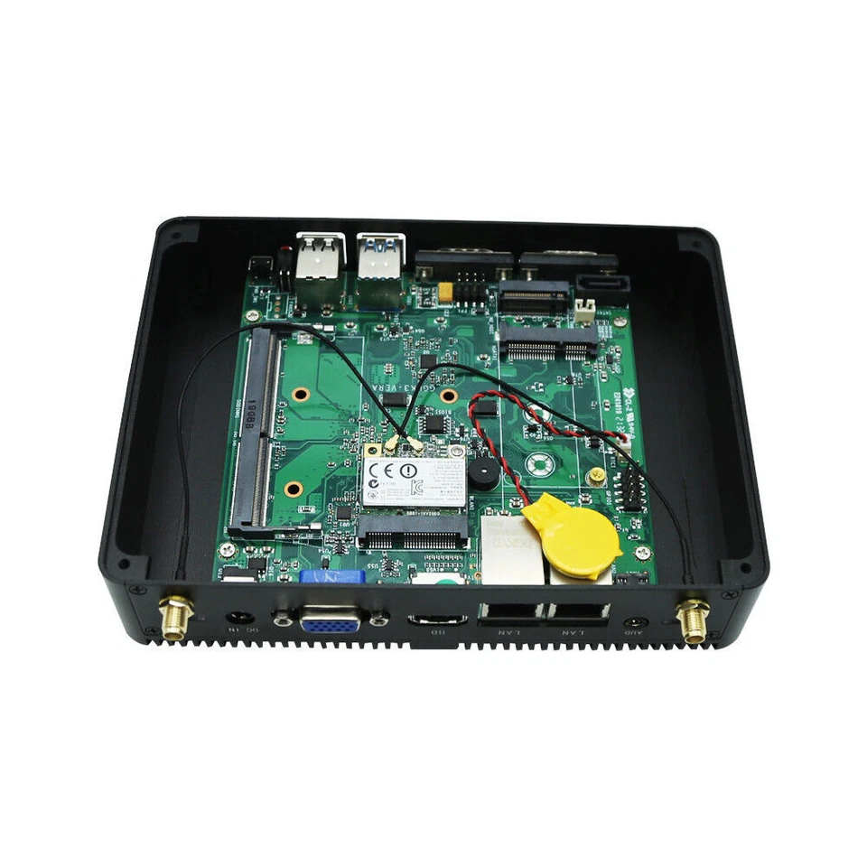 Mini pc intel celeron 2955U COM Ports 1 VGA 1 Display - Image 3 of 4