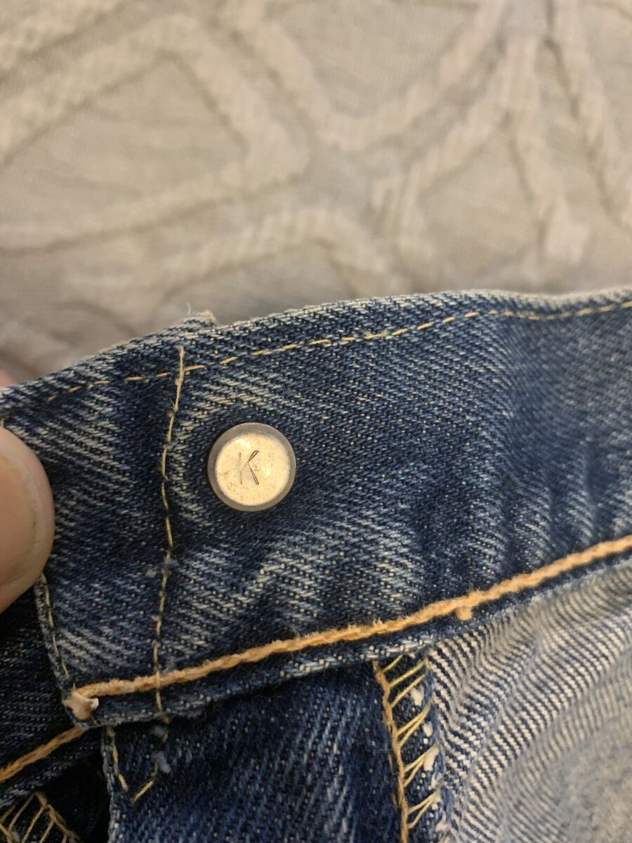 Men's Original Vintage Levi's Big E Redline Selvedge Denim Men's Original Vintage Levi's Big E Redline Selvedge Denim