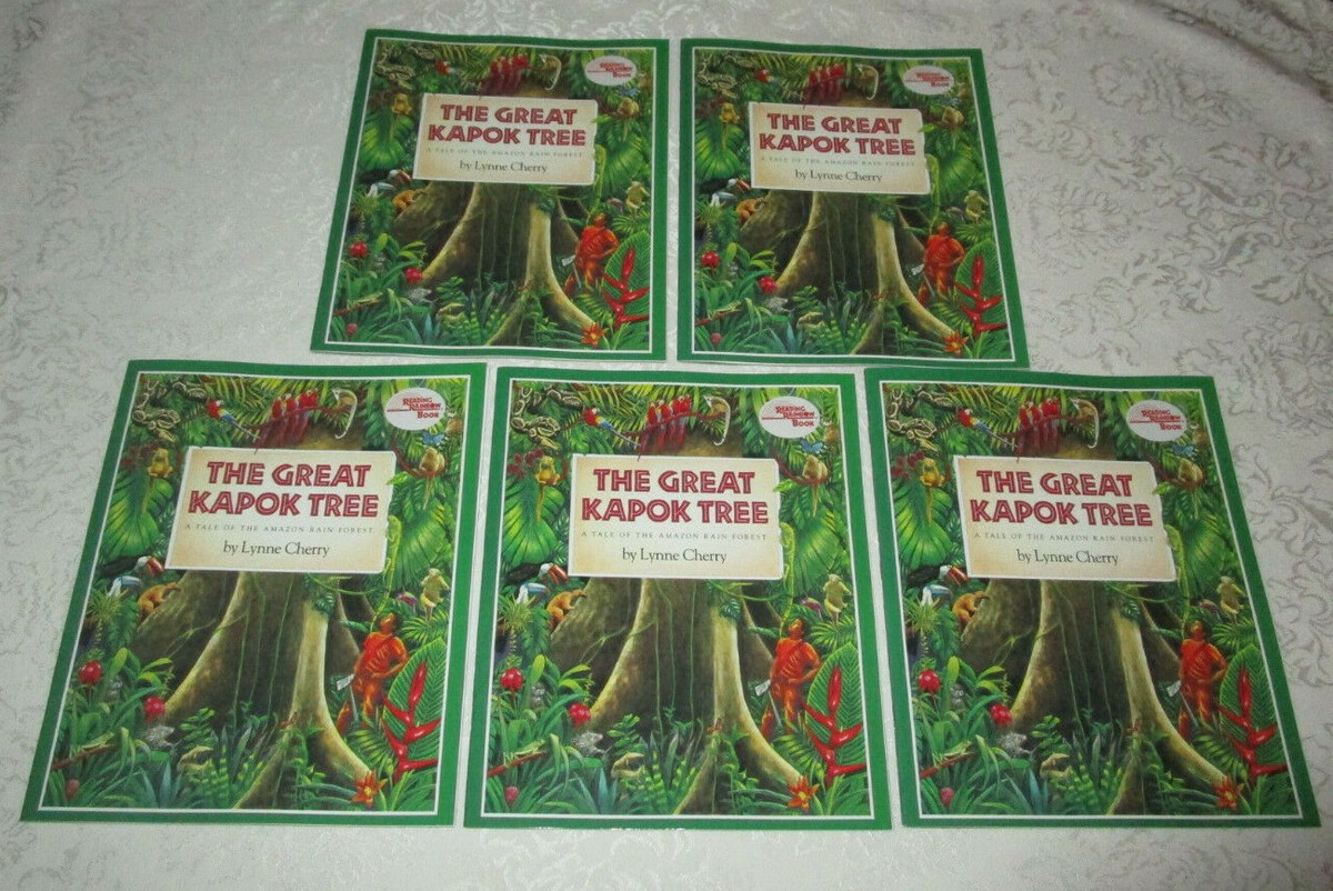 The Great Kapok Tree Lynne Cherry (Set of 5, Level R, DRA 40 ) New