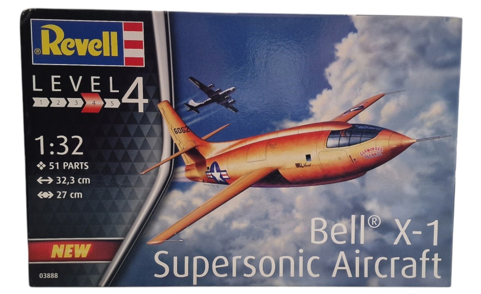 Aviation Bell X-1 Supersonic aircraft model kit made by Revell in 2019