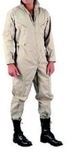 ROTHCO KHAKI Air Force Style Flight Suit Cotton Coveralls - JUMP SUIT SIZES S-3X