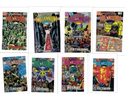 DC COMICS  Millennium full set no 1 -8  1987 75c USA