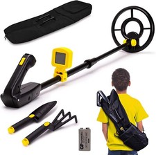 Metal Detector For Kids With 7.5'' Waterproof Coil Adjustable Stem LCD Display