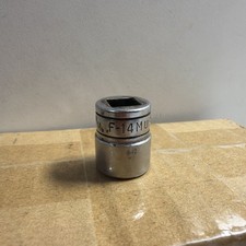 Snap On 38 Drive 14mm 12pt Metric Shallow Chrome Socket Usa F 14m 14mm