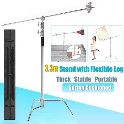 330cm Licht Reflektor Stativ C Stand mit Verlängerungsarm für Aputure Godox DE