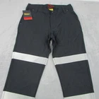 Bisley Tapered Reflective Flame Resistant Work Pants Mens Size 82 W32 L32 Blue