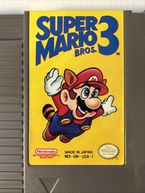Nintendo Super Mario Bros. 3 1990 NES Video Game Cartridge, Box & Manual CIB