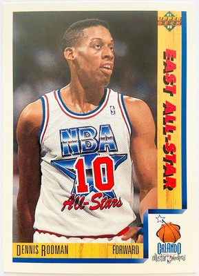 Dennis Rodman   1991-92 Upper Deck East All-Star #457