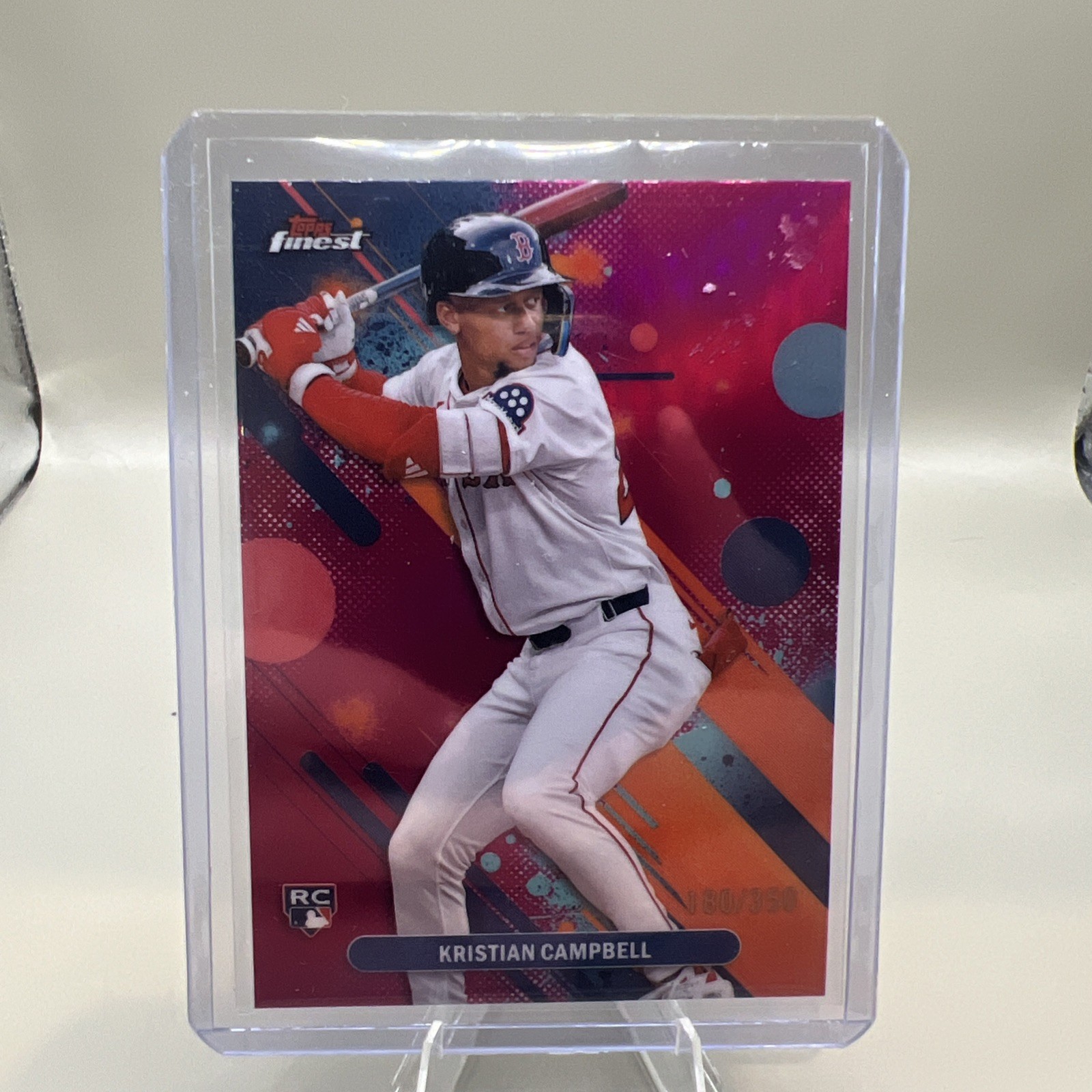 2025 Topps Finest - Common Kristian Campbell #98 Magenta Refractor /350 (RC)