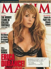 Maxim Magazine October 2007 Cover: Erica Durance - Kid Rock -Chuck Liddell
