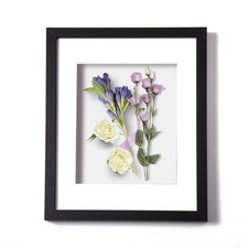 Muzilife 11x14 Shadow Box Frame Wood 3D Picture with Glass Cover, Display Case