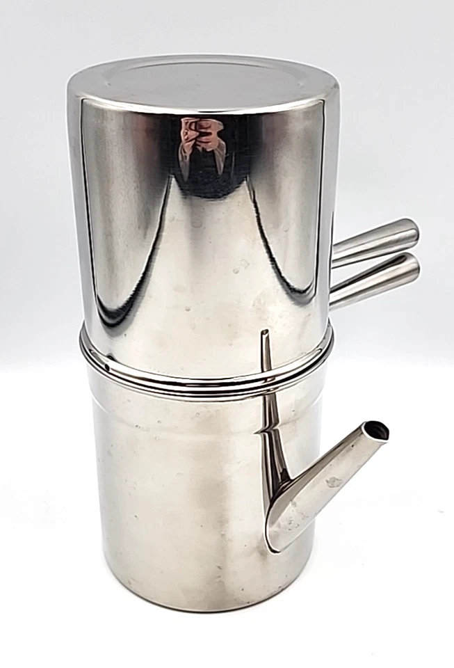 Ilsa Cafetera de Goteo Napolitana de Acero Inoxidable con Caño Italia Foto 2 de 4