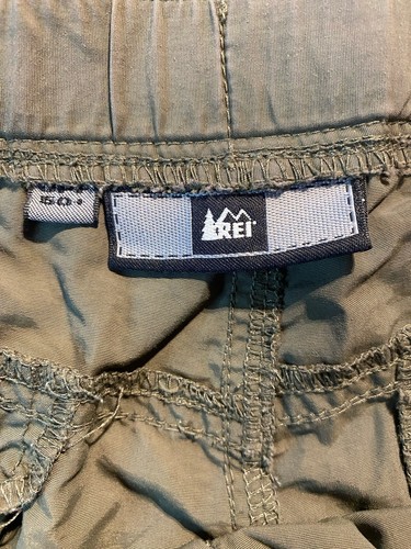 REI Mens Green Cargo Convertible Pants Sz 32x29 Hiking UPF 50 Fishing Outdoor - Picture 10 of 14