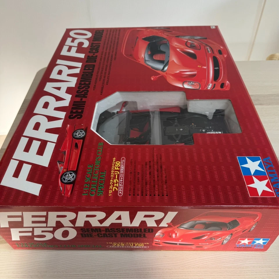 [New] Tamiya Ferrari F50 1/12 Scale Semi-assembled Model Car Red from Japan - Image 3 of 4