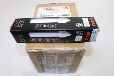 QTY. 12 -RAB PLC-9-H-840-DIR 9W G24Q BASE LED TUBE/LAMP, 4000K