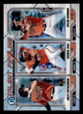 2021 Bowman Chrome Refractors #TPBAL Rylan Bannon/Adley Rutschman/Yusniel Diaz