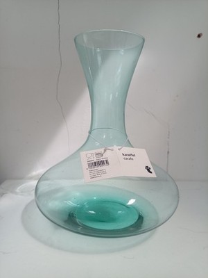 Rotwein Dekanter Wassergefäß Getränke Karaffe türkis Display Mehrzweck Vase neu