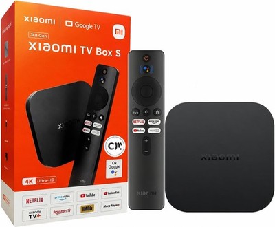 Android Google TV Box S 3rd Gen, 4K UHD TV Box Dolby Vision Atmos & DTS:X, 2GB +