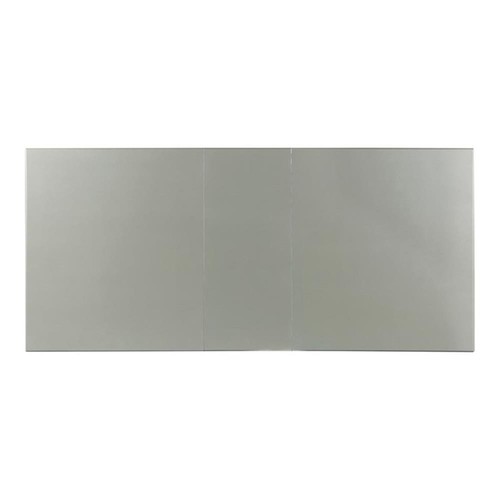 Bowery Hill Wood and Mirror Top Extendable Dining Table in Silver - Picture 3 of 4