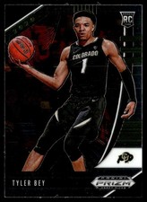 2020-21 Panini Prizm Draft Picks Collegiate Tyler Bey Rookie Colorado Buffaloes