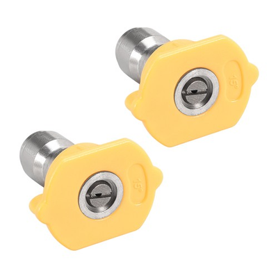 #ad #ad Pressure Washer Spray Nozzle Tip 1 4quot; Fan 2 Pcs 15 Degree 1.2mm Orifice Dia $13.77