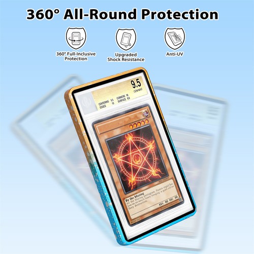 Gradient Magenetic Trading Card Slab Protector for BGS 35PT Graded Cards Display - Bild 5 von 15