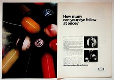Raytheon Vintage Magazine Ad Phased Array Radar Light Amplifiers 1960s