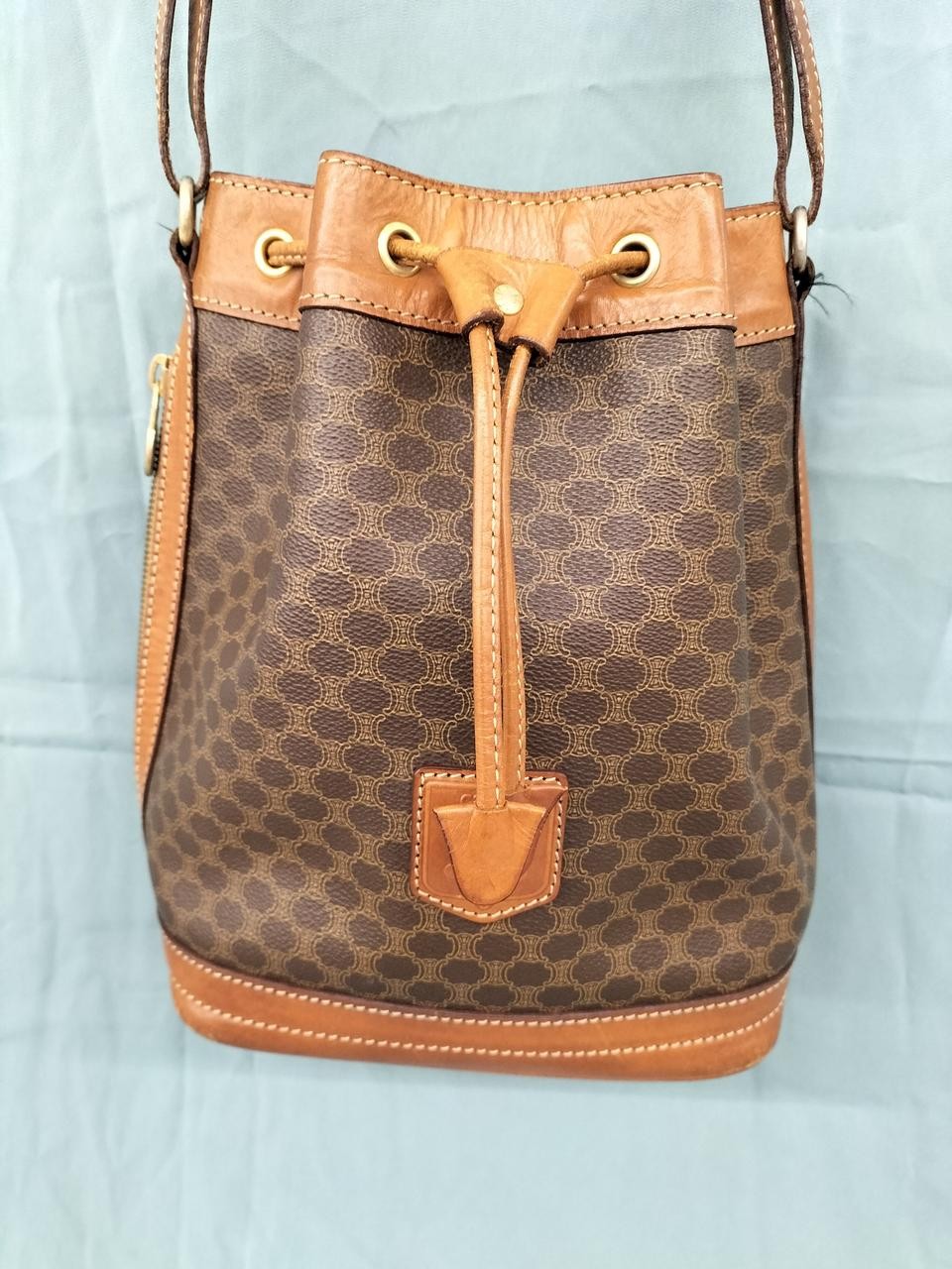 Drawstring Bag Model Number M90 Macadam Pattern C… - image 3