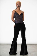 Killstar Verve Mesh Cami Top Shirt Xs Black Vest Women New Goth Alternative