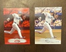 SHOHEI OHTANI 2025 Topps Stadium Club RED FOIL & BASE 58 Los Angeles DODGERS 