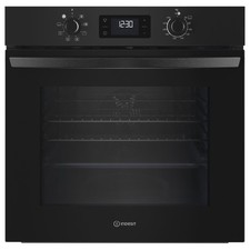 Indesit IO253BUK Turn&Go Electric Fan Single Oven - Black   IO253BUK
