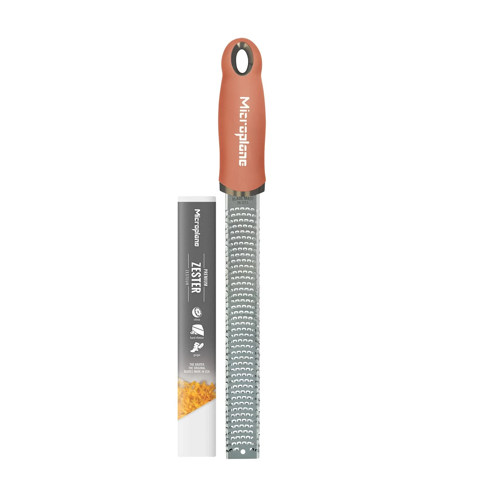 Microplane Zester Grater in Cinnamon Orange for Citrus Fruits, Hard Cheese, Ging
Opens in a new wind