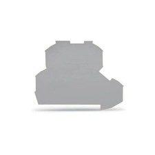 10pcs WAGO 2002-2291 End and Intermediate Plate 0.8 mm Wide Gray  New