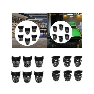 6Pcs Billard Pool Tisch Taschen Robust Schwarz Billard Liefert Ersatz