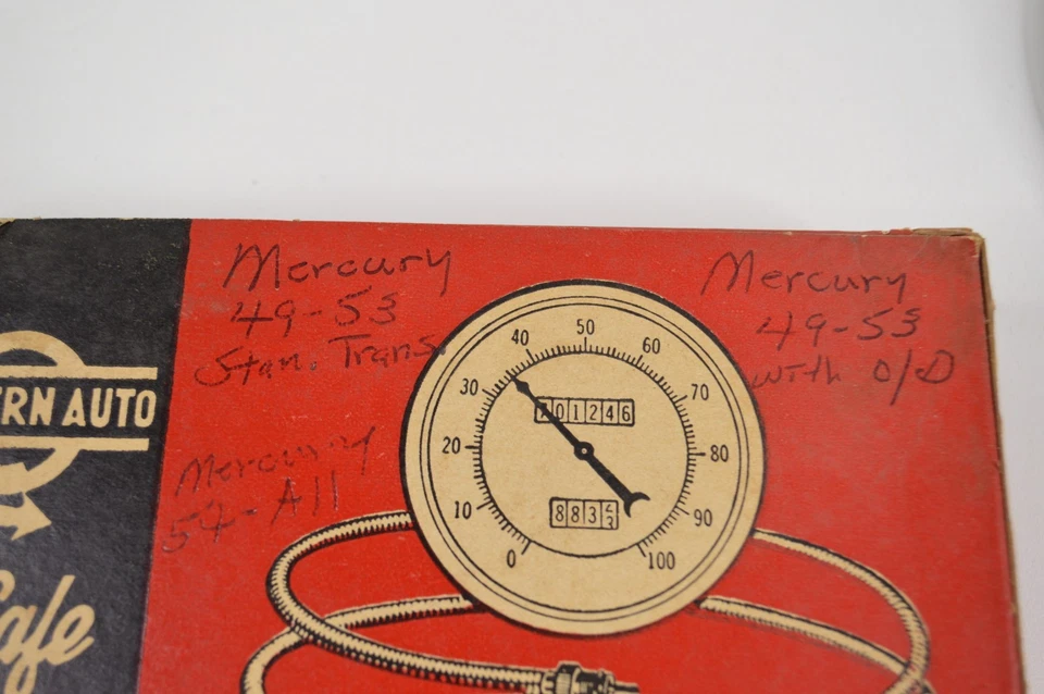 1949-1956 Ford Mercury Speedometer cabo e conjunto de carcaça personalizado Fairlane - Imagem 3 de 4