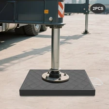 2Pcs Outrigger Pads Truck/Trailer/Crane Heavy Duty Camper Stabilizing Blocks