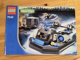 LEGO World City: Hovercraft Hideout (7045) 100% Complete w/Instructions