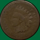 1878 Indian Head Cent Almost Good AG Coin #39499