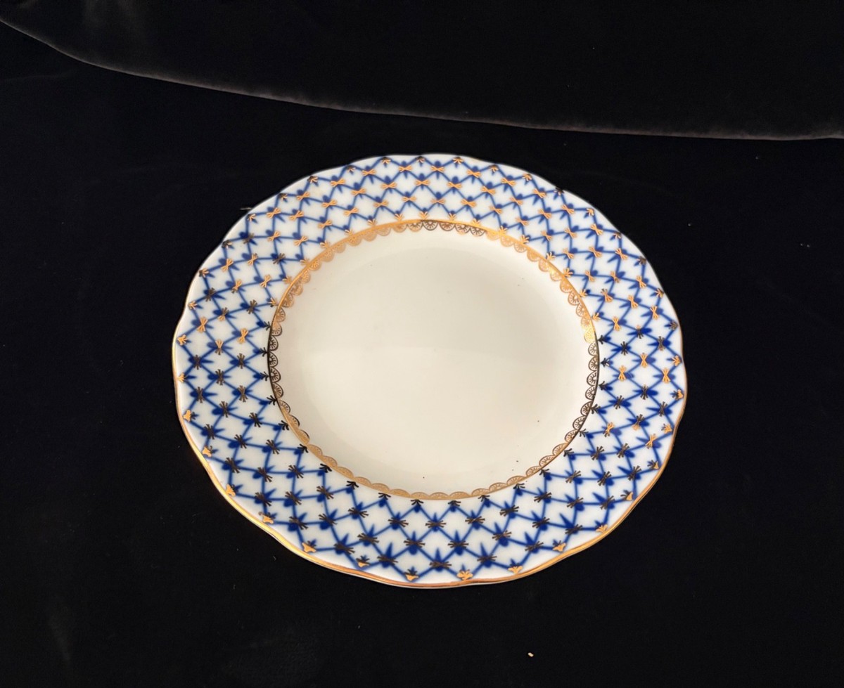 By each: Russian Imperial Lomonosov Cobalt Net Porcelain | eBay