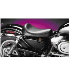 Le Pera Black Smooth Silhouette Solo Seat for Harley Sportster 883 Custom 99-03