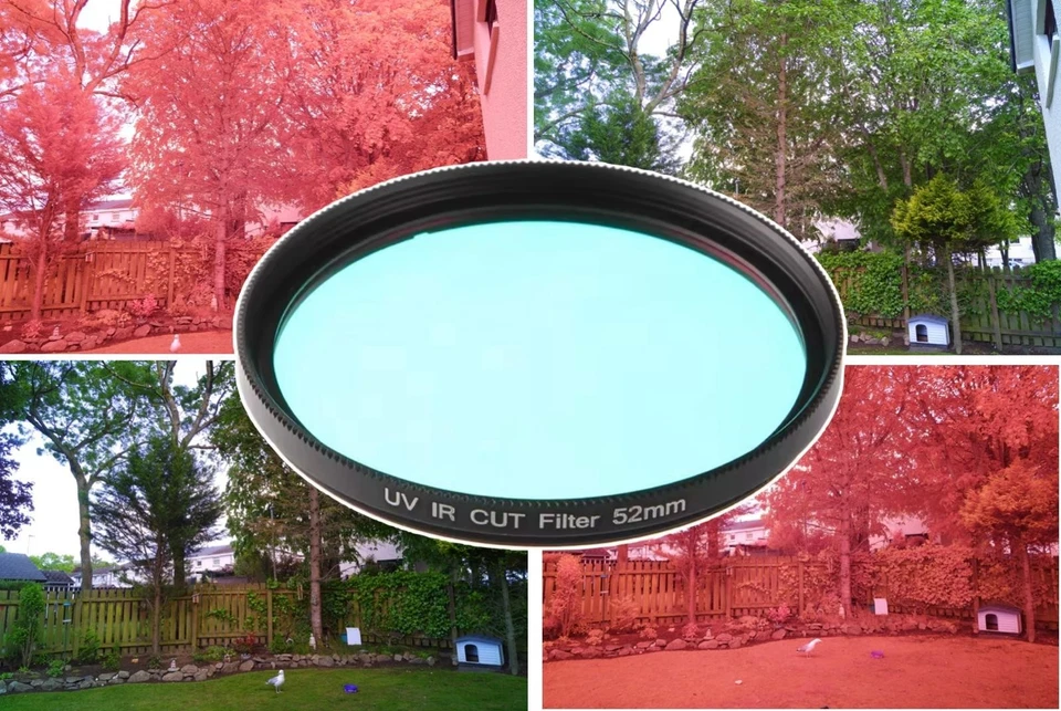 UV / IR Cut Filter 77mm Thread Size For Full Spectrum Converted Camera Infrared - Image 4 of 4